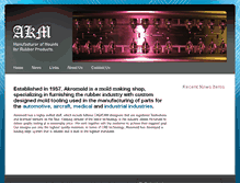Tablet Screenshot of akromold.com